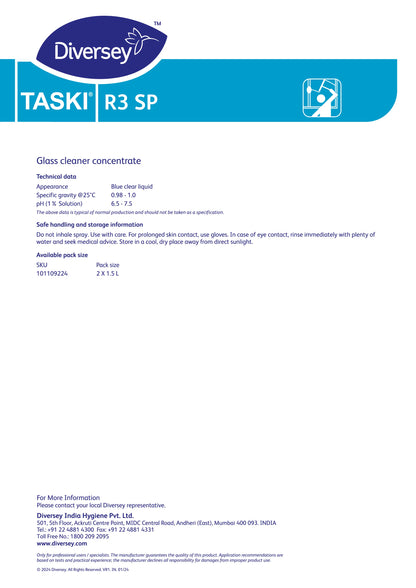 Taski R3 – Glass Cleaner Concentrate (5L)