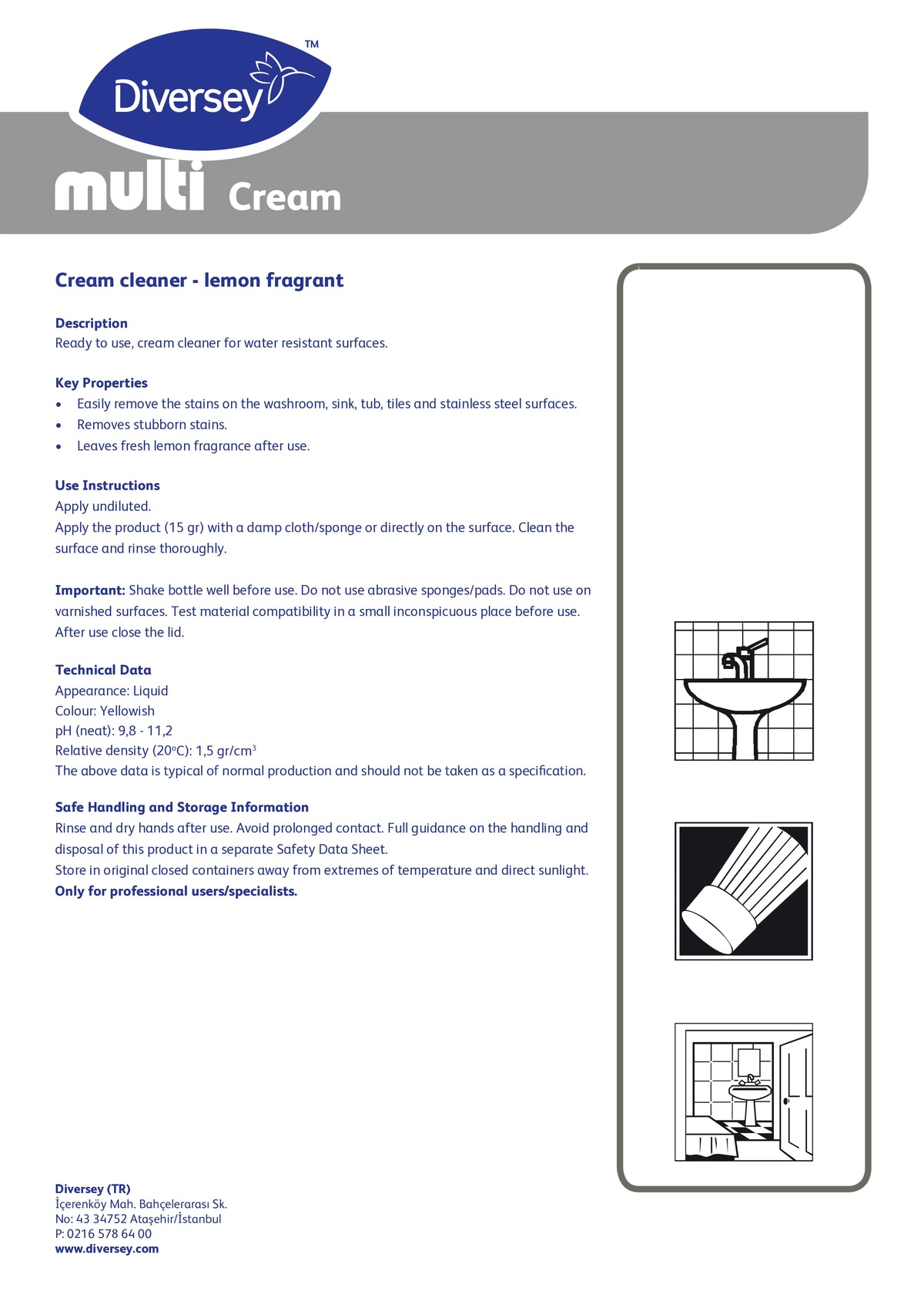Roomcare R7 Multi Cream – Cream Cleaner (16 x 500ml)