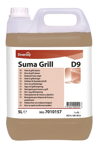 Suma Grill D9 – Oven, Grill, Fryer & Hot Plate Cleaner (5L)